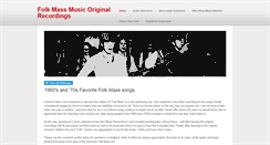 Desktop Screenshot of folkmass.us